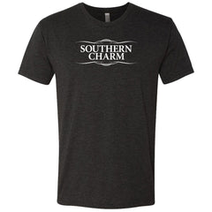 Southern Charm White Logo Men's Tri-Blend Short Sleeve T-Shirt