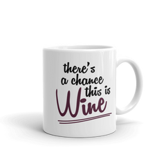 Odd Mom Out There's a Chance This is Wine White Mug