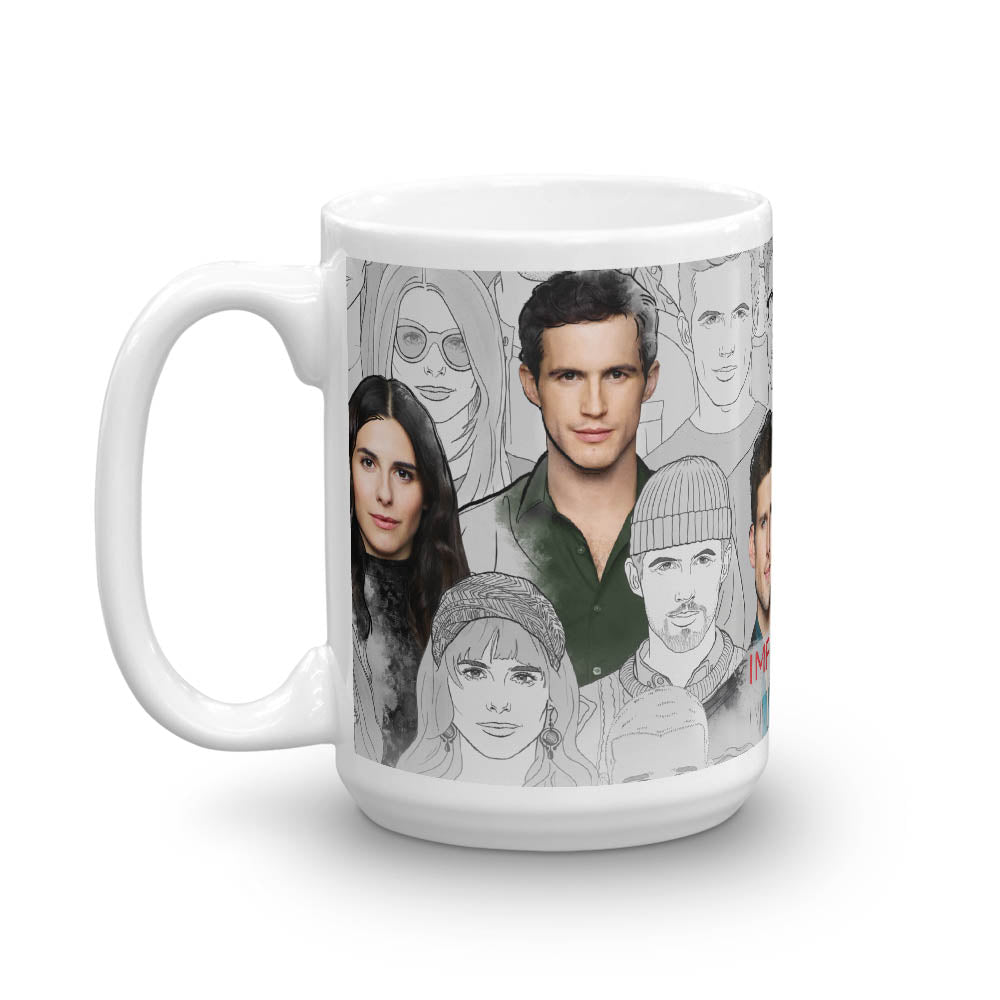 Imposters Full Cast White Mug