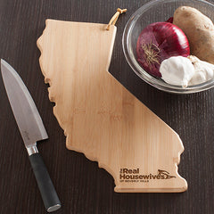 The Real Housewives of Beverly Hills - California Shaped Cutting Board