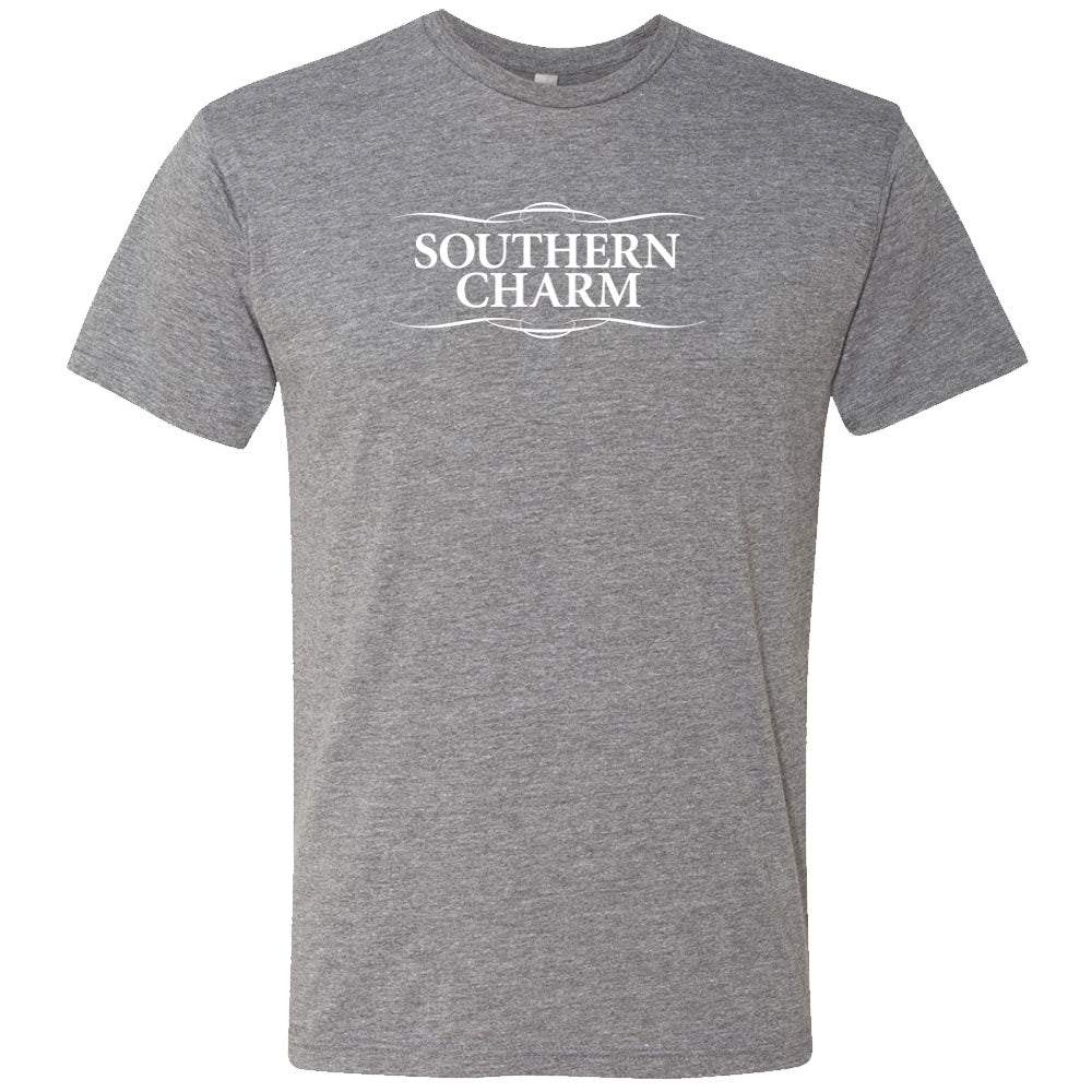 Southern Charm White Logo Men's Tri-Blend Short Sleeve T-Shirt