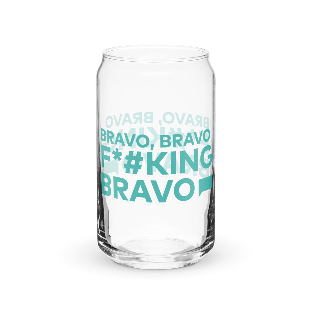 The Real Housewives of Beverly Hills Bravo, Bravo Can Shaped Glass