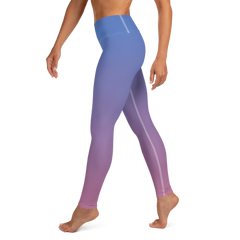 Bravo Blue Ombre Women's Yoga Leggings