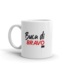 Buca Di Bravo White Mug