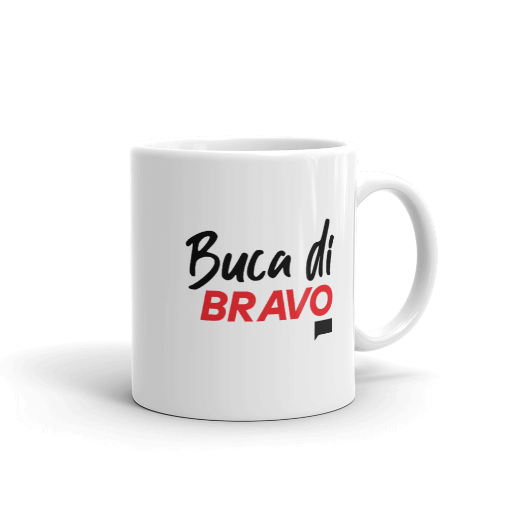 Buca Di Bravo White Mug