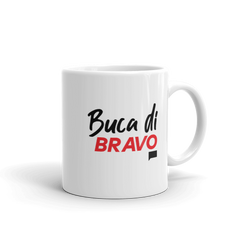 Buca Di Bravo White Mug