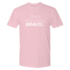 Bravo Busy Watching Bravo Adult Short Sleeve T-Shirt