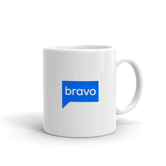 Can't Talk I'm Watching Bravo White Mug