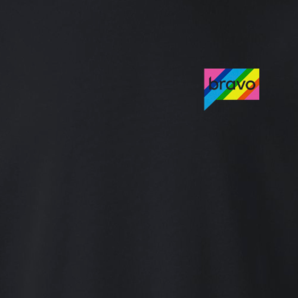 Bravo Rainbow Logo Fleece Crewneck Sweatshirt