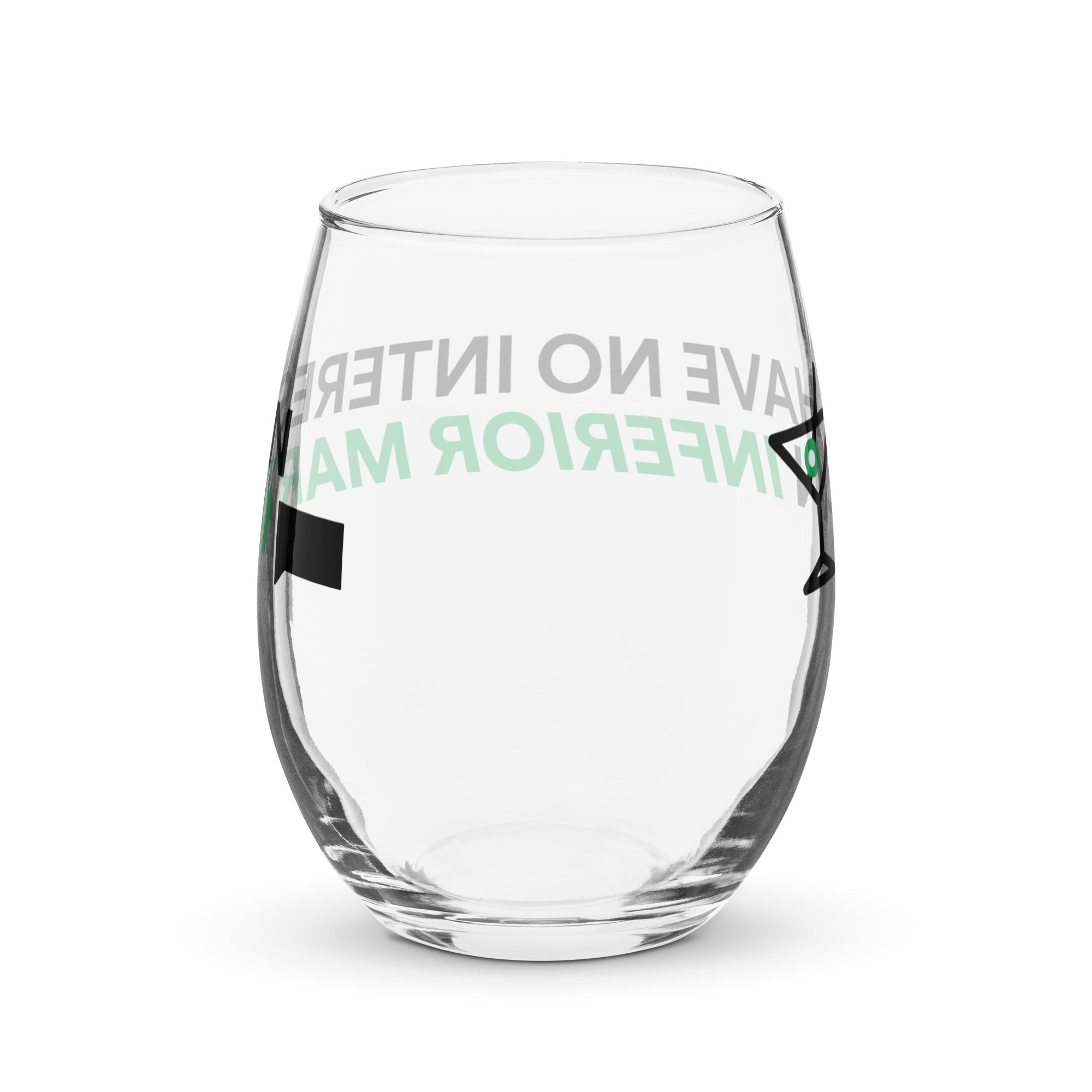 Southern Charm Inferior Martini Stemless Wine Glass