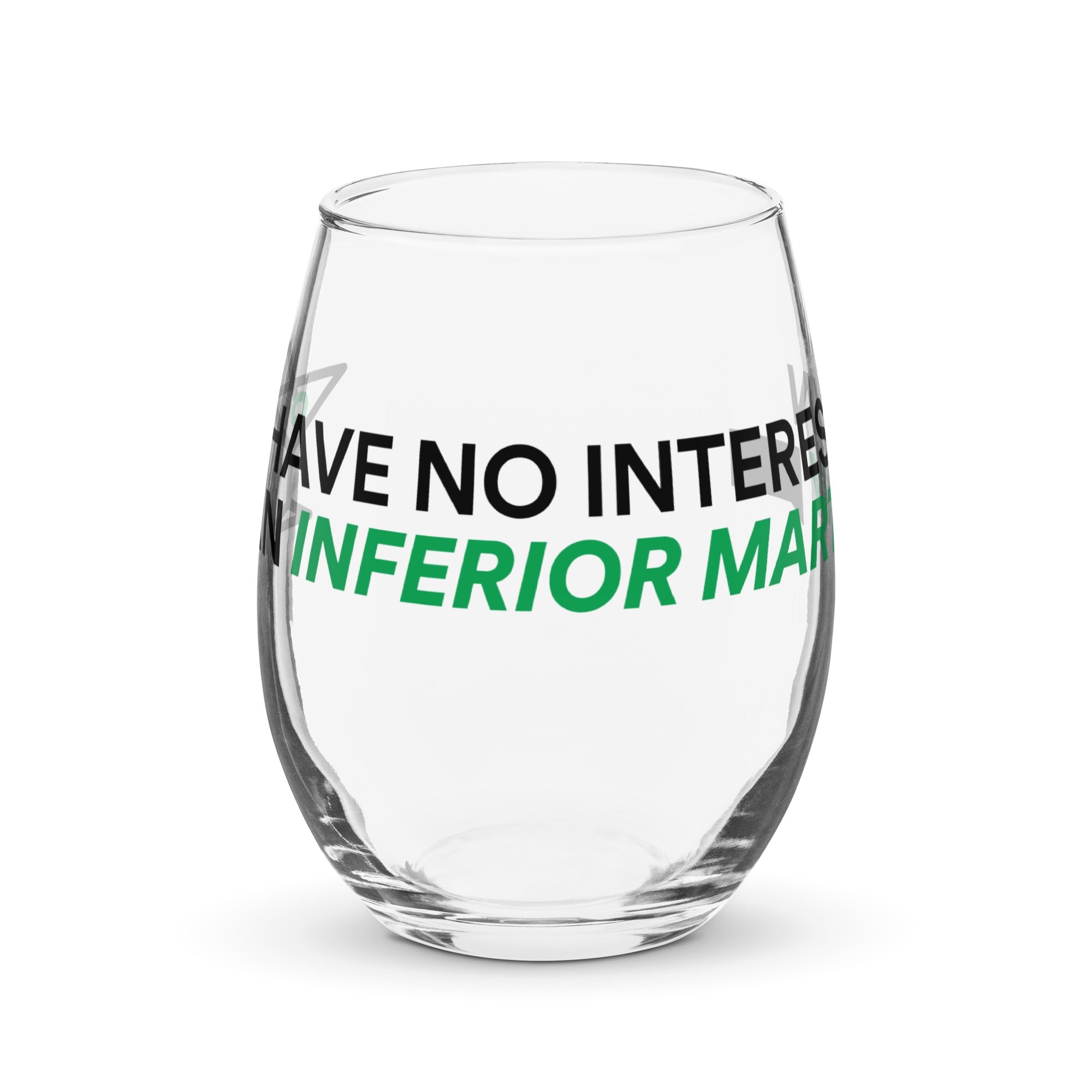 Southern Charm Inferior Martini Stemless Wine Glass