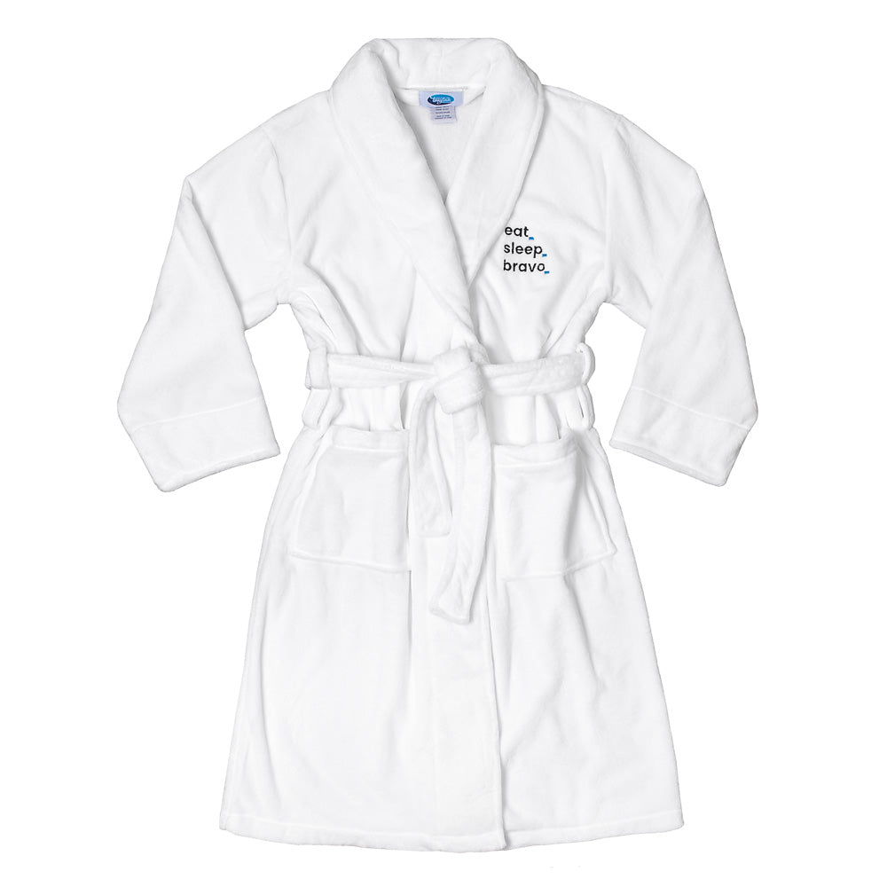 Eat. Sleep. Bravo. Terry Cloth Cotton Robe