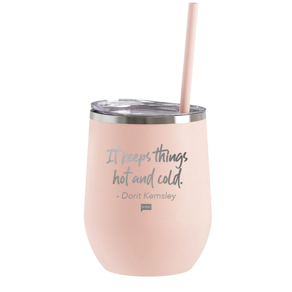 The Real Housewives of Beverly Hills It Keeps Things Hot AND Cold 12oz Wine Tumbler