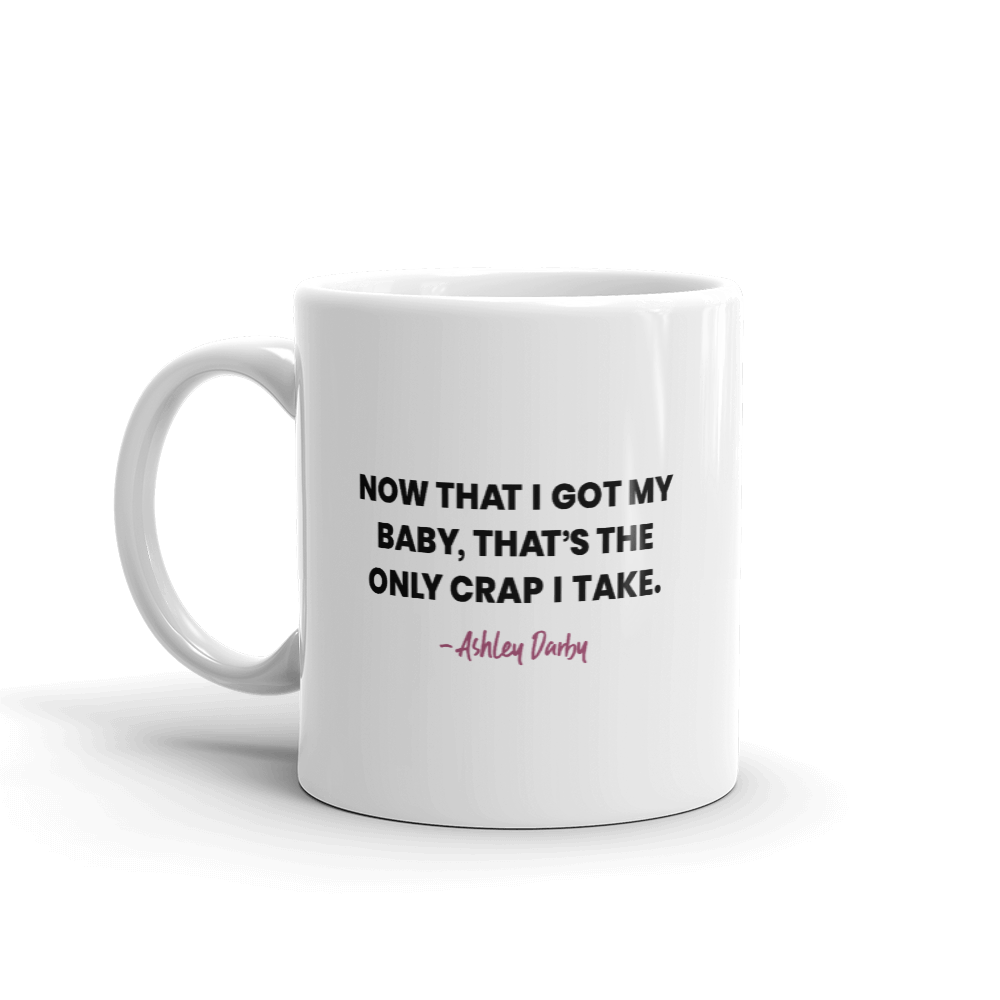 The Real Housewives of Potomac Ashley Darby Season 5 Tagline White Mug