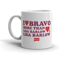 I Love You More Than Lisa Barlow Loves Lisa Barlow White Mug