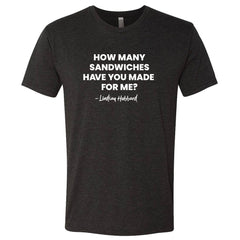 Summer House How Many Sandwiches Have You Made For Me? Men's Tri-Blend T-Shirt