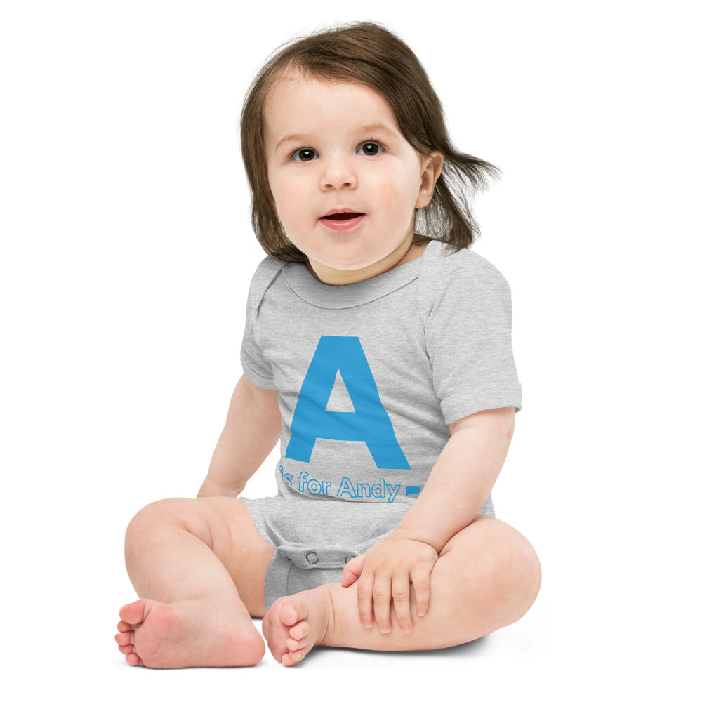 Bravo A is for Andy Baby Bodysuit