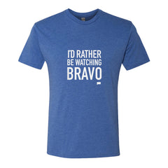 Rather Be Watching Bravo Men's Tri-Blend Short Sleeve T-Shirt