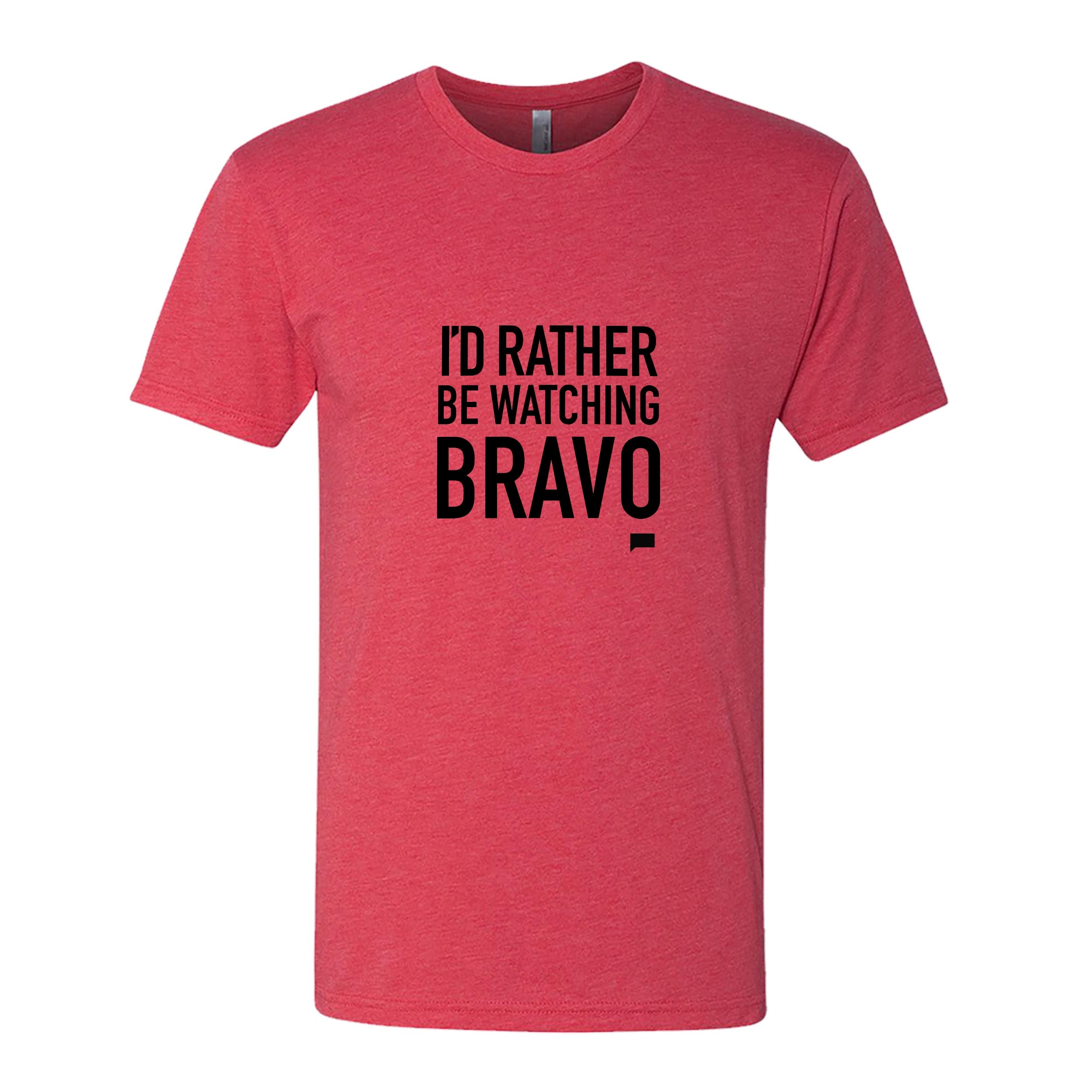 Rather Be Watching Bravo Men's Tri-Blend Short Sleeve T-Shirt