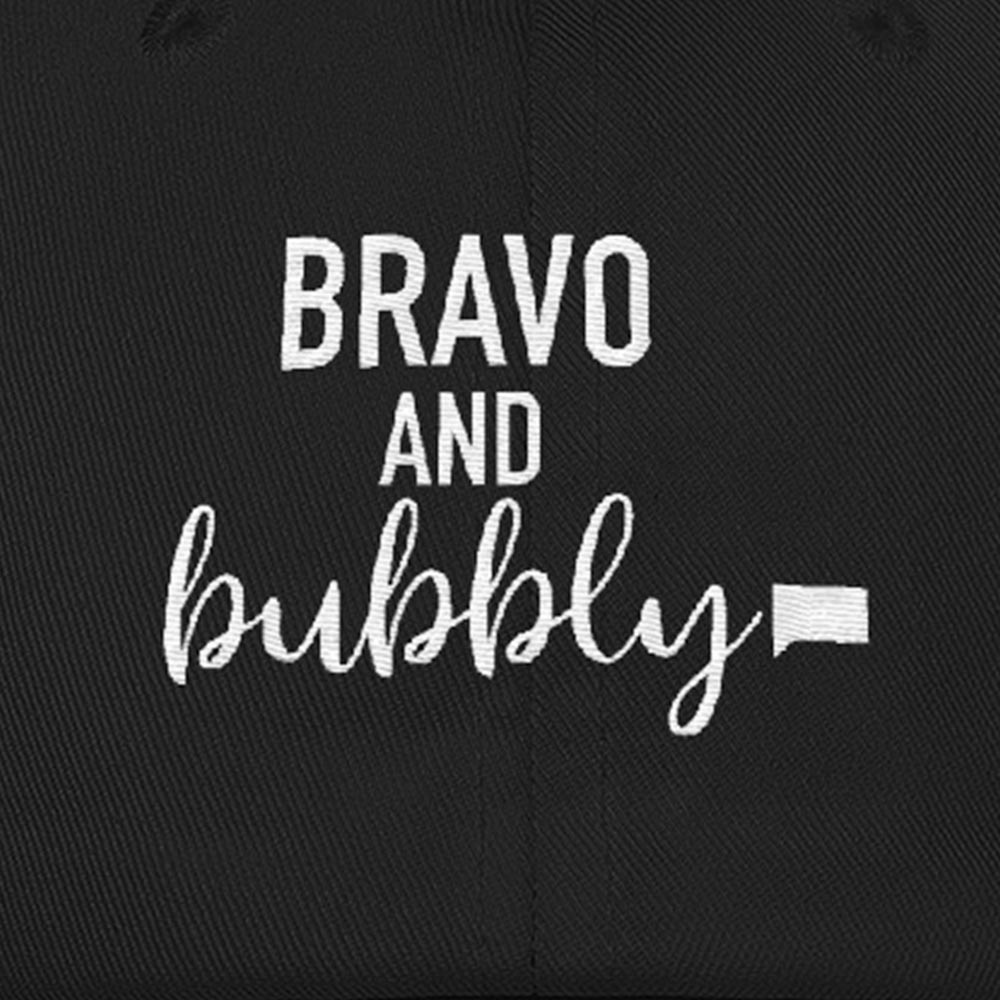 Bravo and Bubbly Embroidered Hat