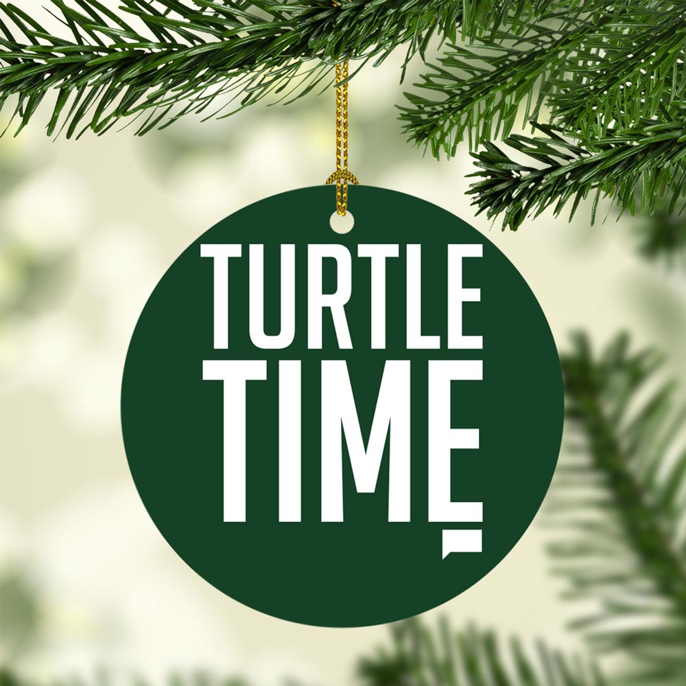 Turtle Time Double-Sided Ornament