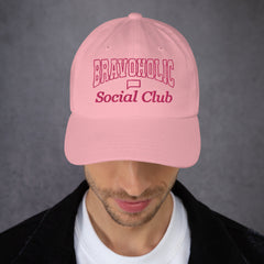 Bravoholic Social Club Embroidered Dad Hat