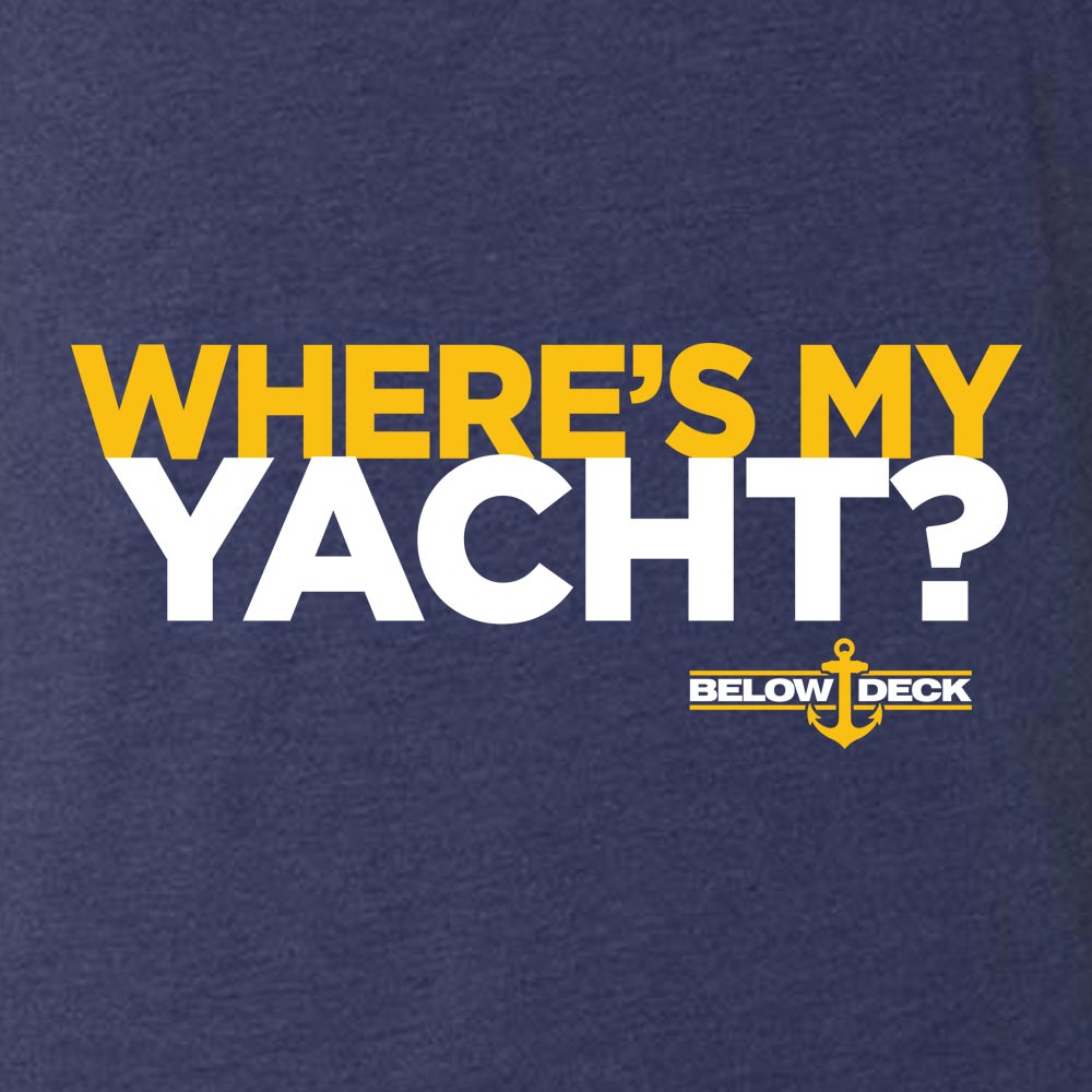 Below Deck Where's My Yacht? Men's Tri-Blend Short Sleeve T-Shirt