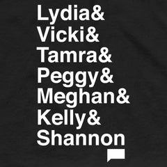 The Real Housewives of Orange County Names Men's Short Sleeve T-Shirt