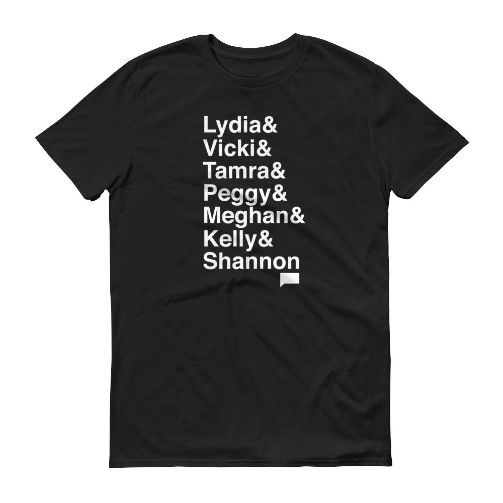 The Real Housewives of Orange County Names Men's Short Sleeve T-Shirt