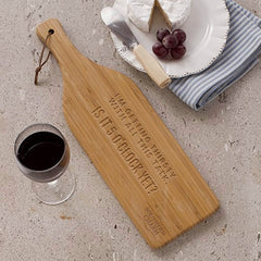 Southern Charm Getting Thirsty Wine Bottle Cutting Board