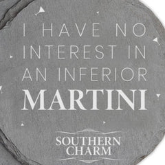 Southern Charm Inferior Martini Coaster Set