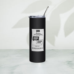 Reunion Receipts Stainless Steel Tumbler