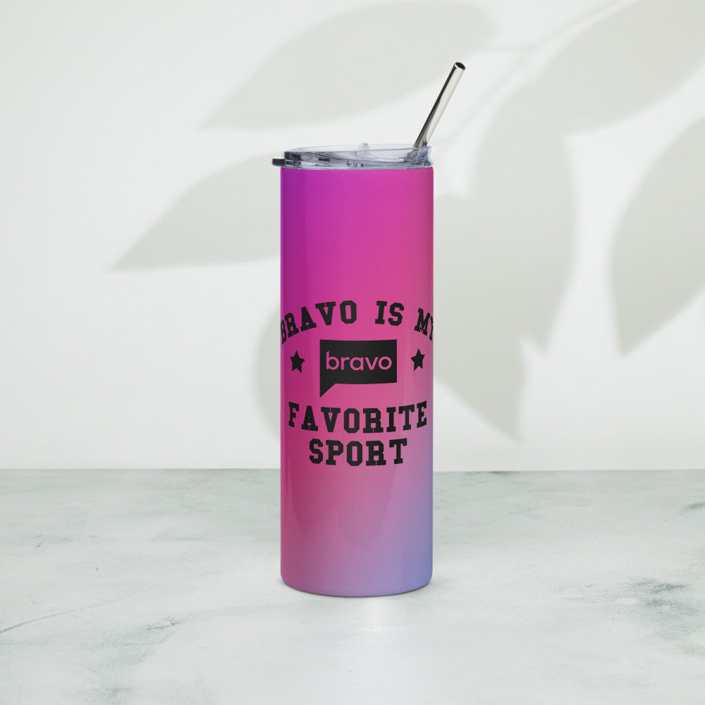 Bravo Is My Favorite Sport Tumbler