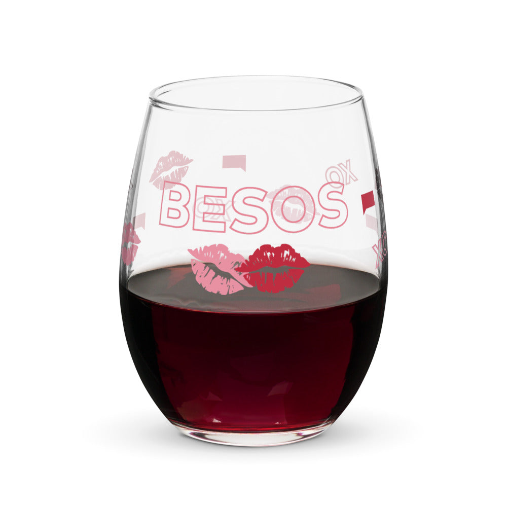 The Real Housewives of Salt Lake City Besos Stemless Wine Glass