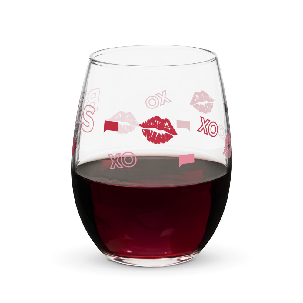 The Real Housewives of Salt Lake City Besos Stemless Wine Glass