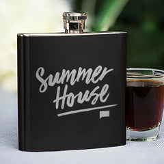 Summer House Logo Flask