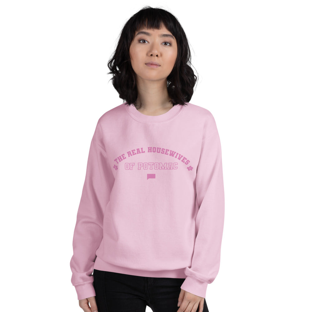 The Real Housewives of Potomac Varsity Crewneck