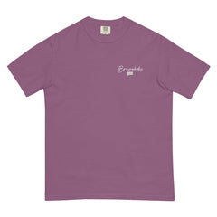 Bravoholic Script Embroidered Comfort Colors T-Shirt