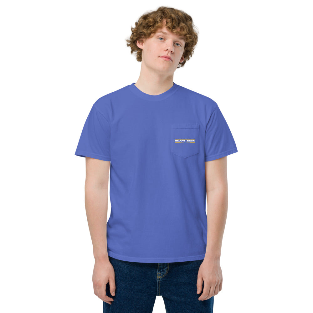 Below Deck Yacht Club Comfort Colors Pocket T-Shirt