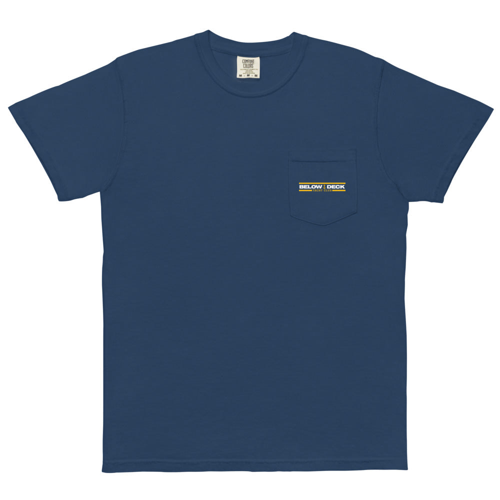 Below Deck Yacht Club Comfort Colors Pocket T-Shirt