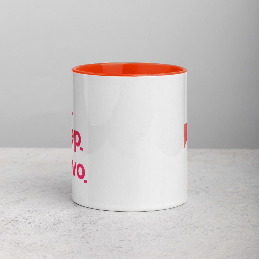 Eat. Sleep. Bravo Two-Tone Mug